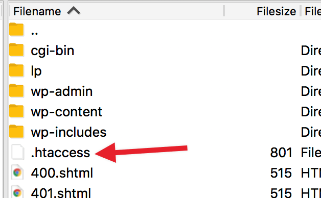 קובץ htaccess בשרת